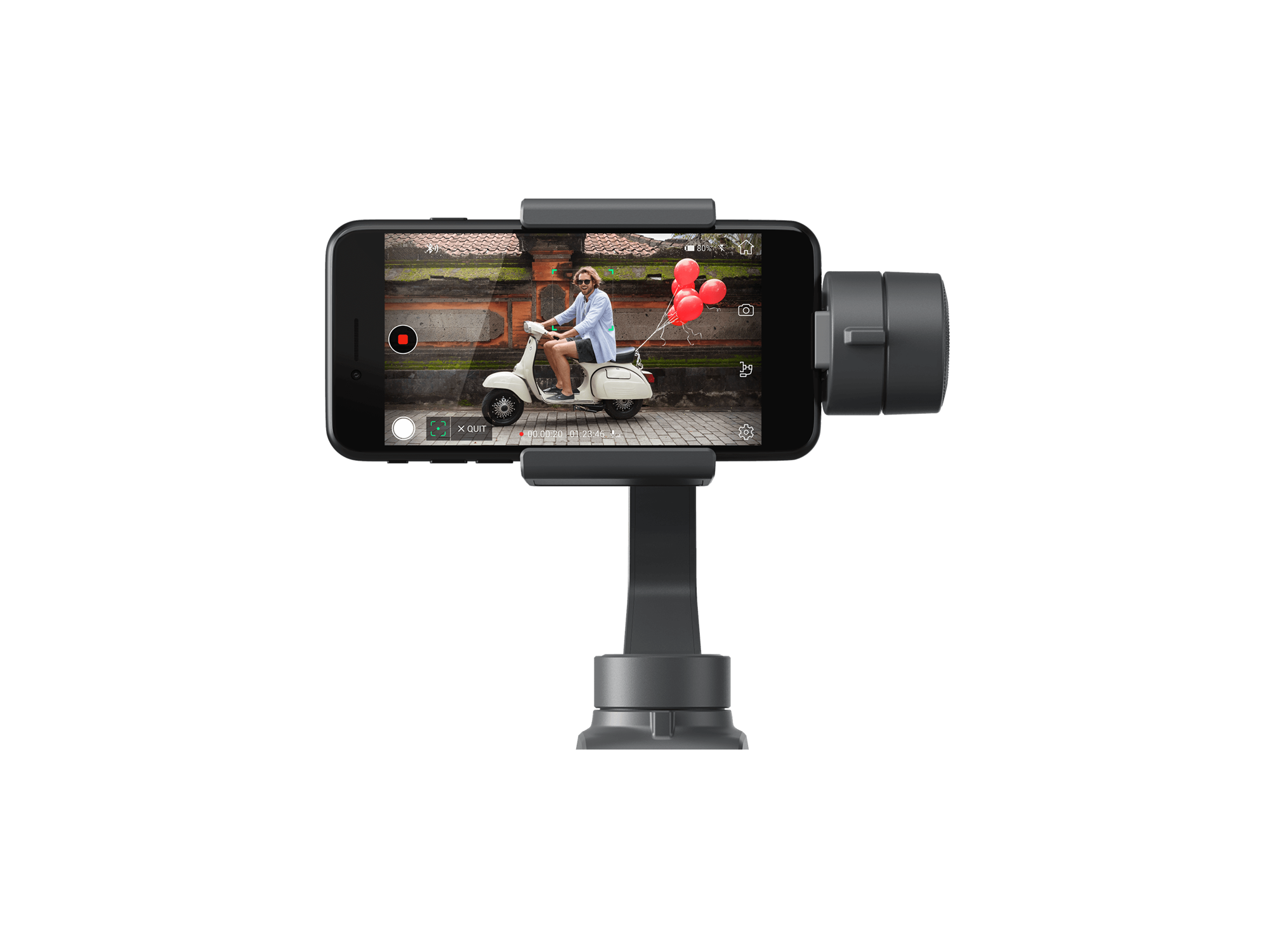 完動品　DJI OSMO Mobile 2 スタビライザー ジンバル : DJI Osmo Mobile 2 3軸ハンドヘルドジンバル軽量
